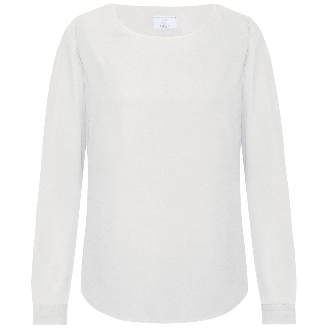 GREIFF Chiffon-Bluse 1/1 RF 6573-1446-091 Gr. 48 offwhite
