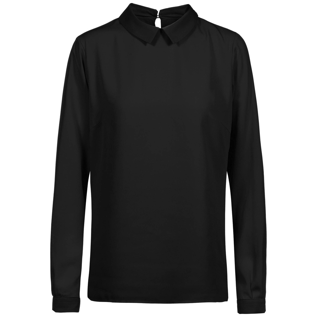 GREIFF Greiff Chiffon Schlupfbluse Regular Fit 1/1-Arm 6581-1446 Gr. 38 schwarz p4011039