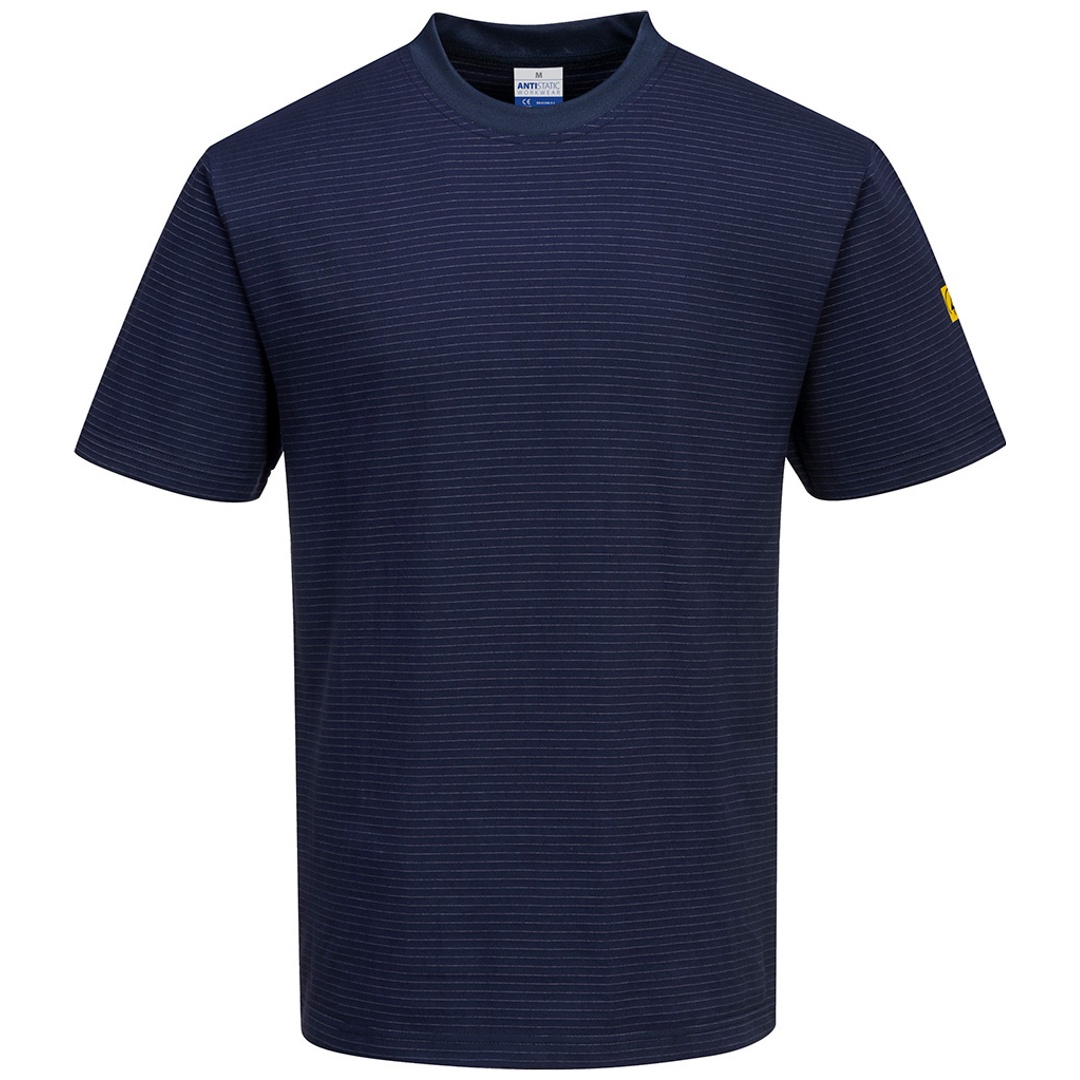 Portwest Antistatisches ESD T-Shirt AS20 Gr. S marine