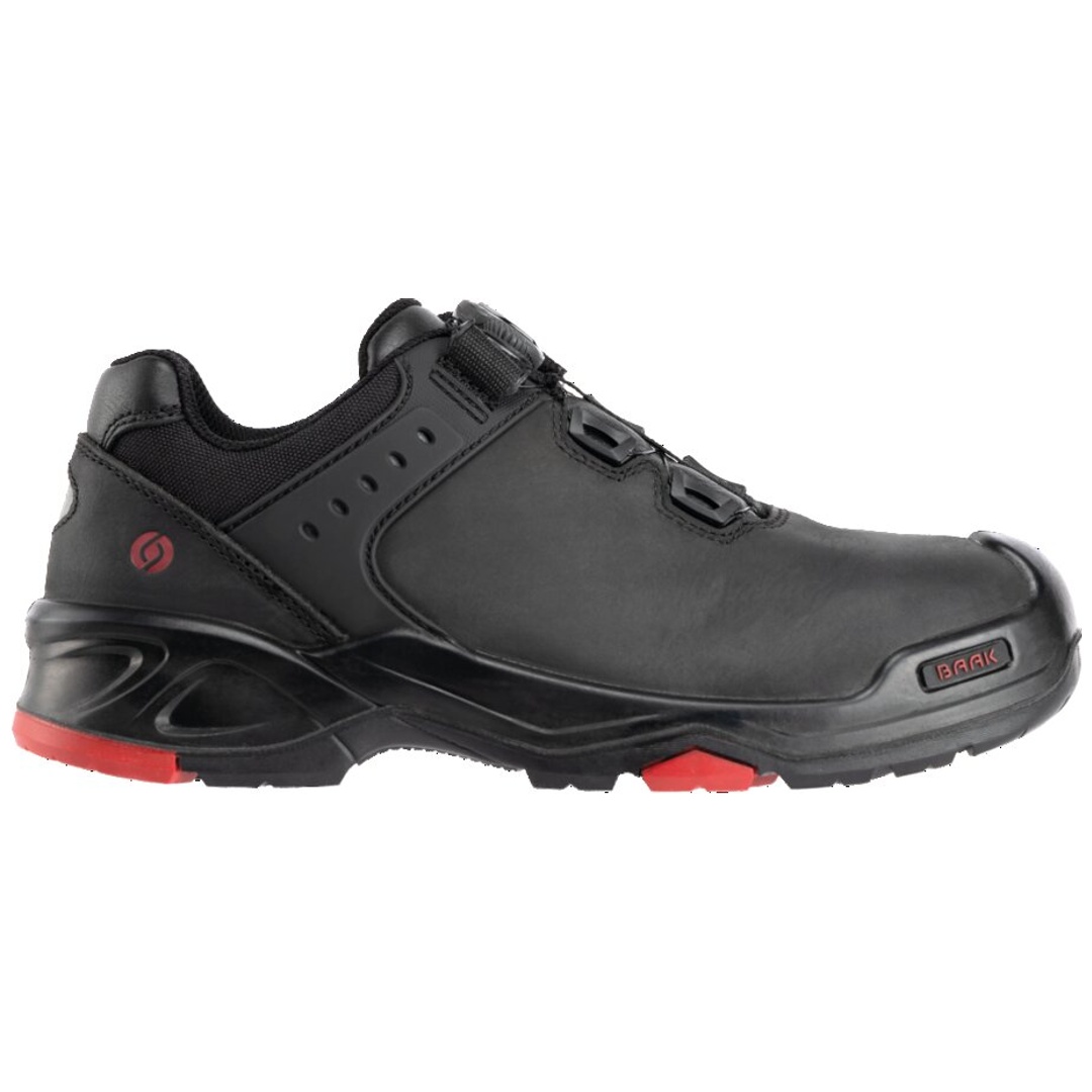 Baak Sicherheitshalbschuh Brax 6342 S3 Hi Hro Src Boa Gr. 43 Schwarz