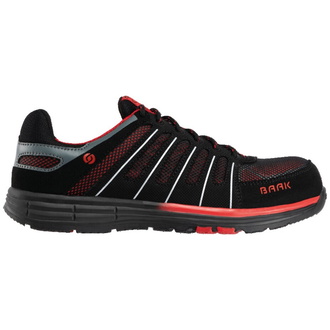 Baak Sicherheitshalbschuh 71502 Red S1P ESD SRC DGUV Gr.36 schwarz/rot