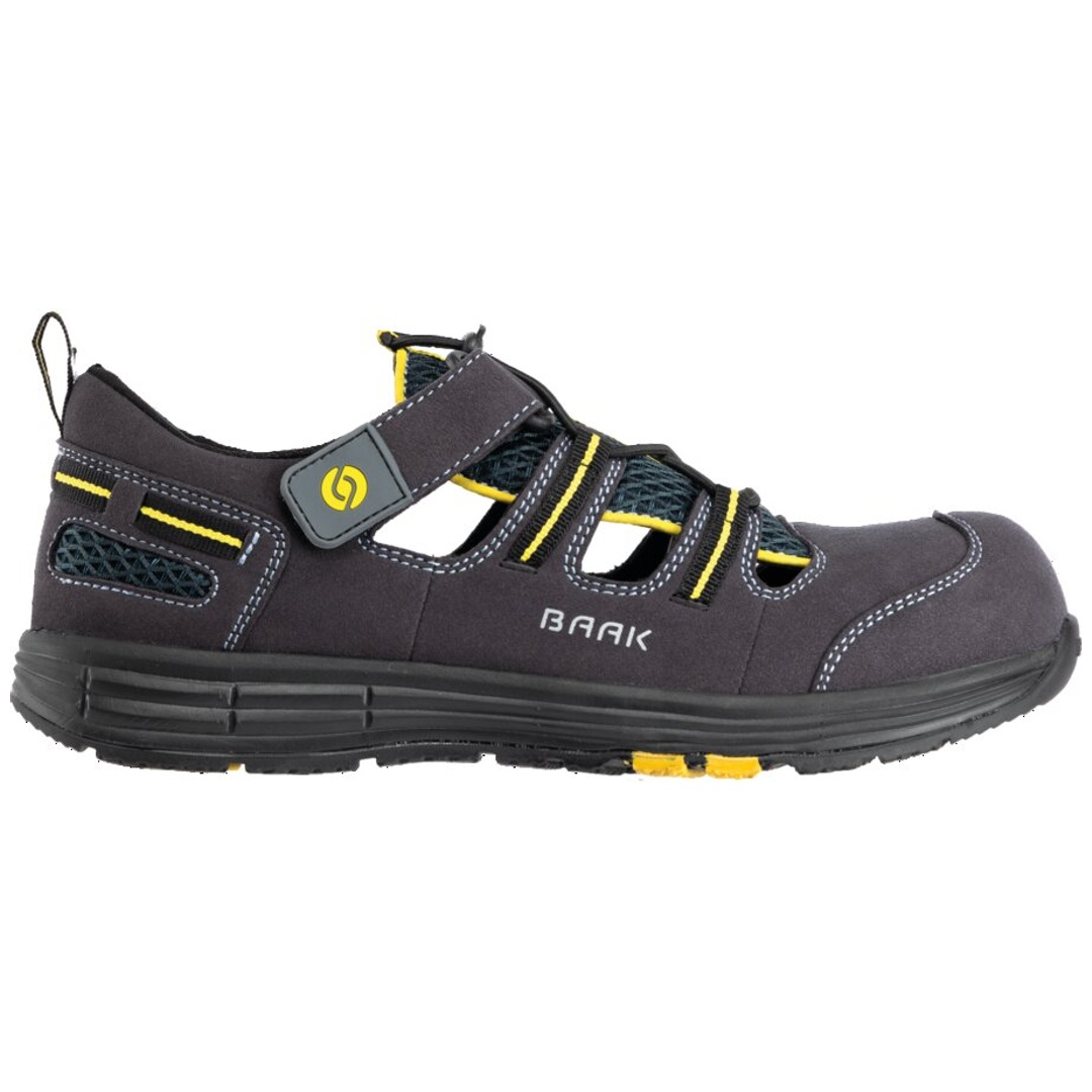 Baak Sicherheitssandale Rene2 72112 S1P ESD SRC DGUV Gr.48 blau/gelb