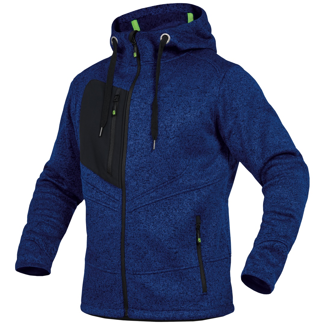 Leibwächter Strickjacke CASTJ Gr. 5XL kornblau