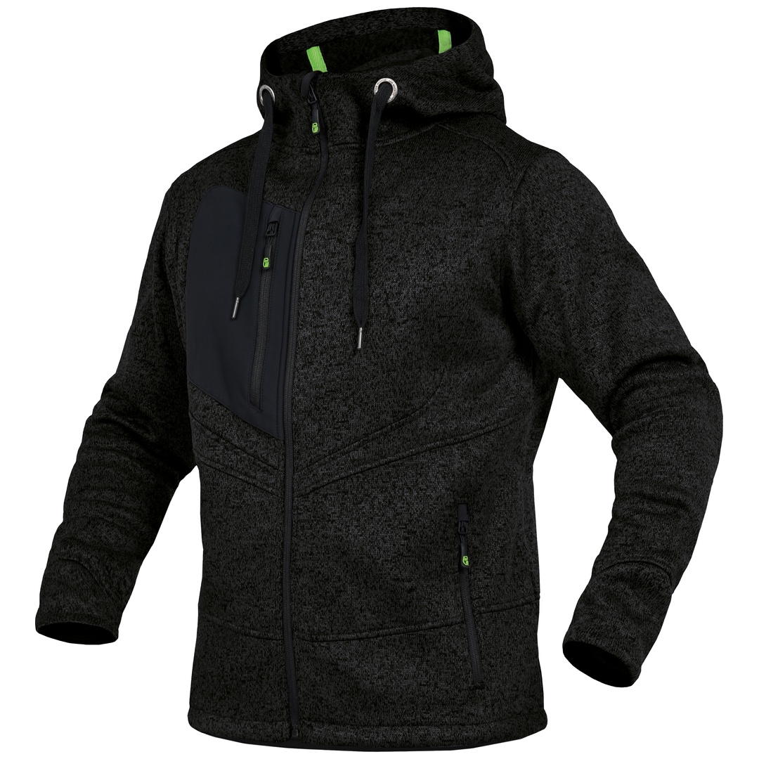 Leibwächter Strickjacke CASTJ Gr. 4XL schwarz