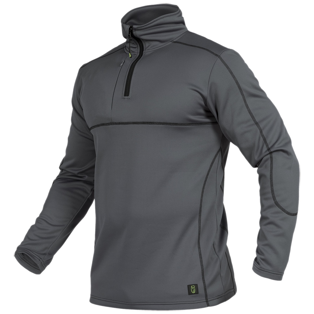 Leibwächter Langarmshirt Flex-Line FLEXF Gr. S grau/schwarz