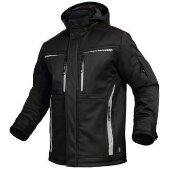 Leibwächter Winter-Softshelljacke atmungsaktiv, wasserabweisend Flex-Line FLEXI05 Gr. 3XL schwarz