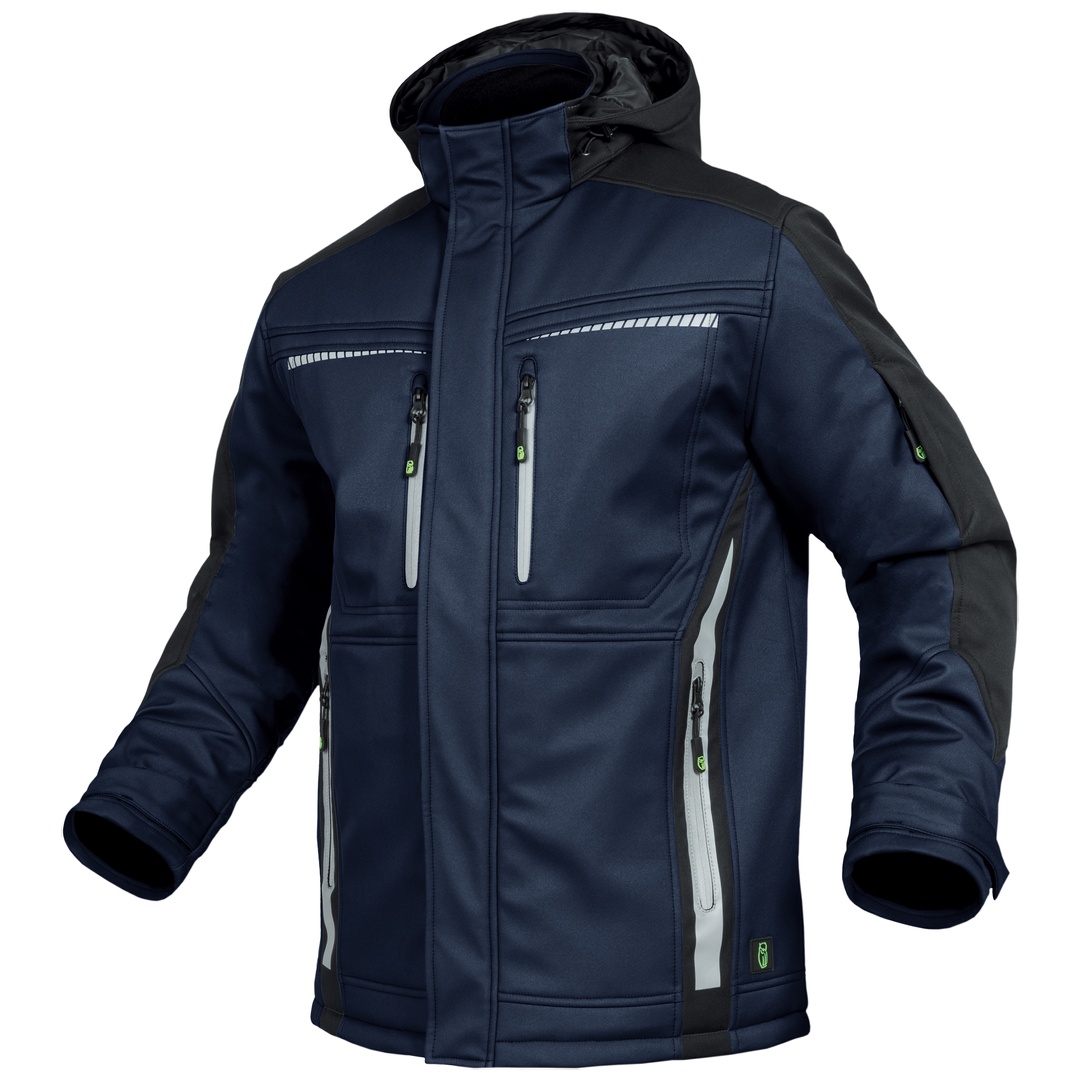 Leibwächter Winter-Softshelljacke Flex-Line  Gr. 2XL marine/schwarz