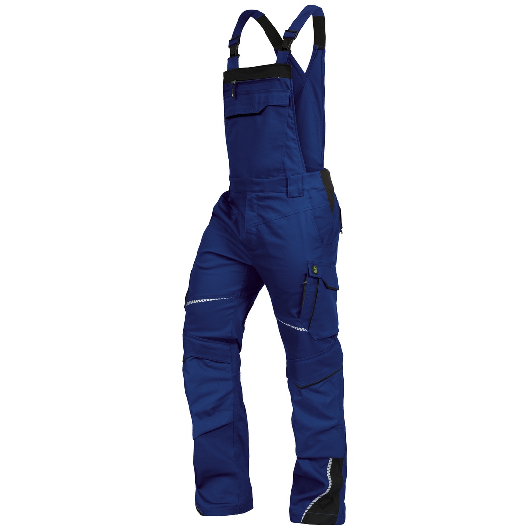 Leibwächter Latzhose Flex-Line FLEXL Gr. 58 kornblau/schwarz
