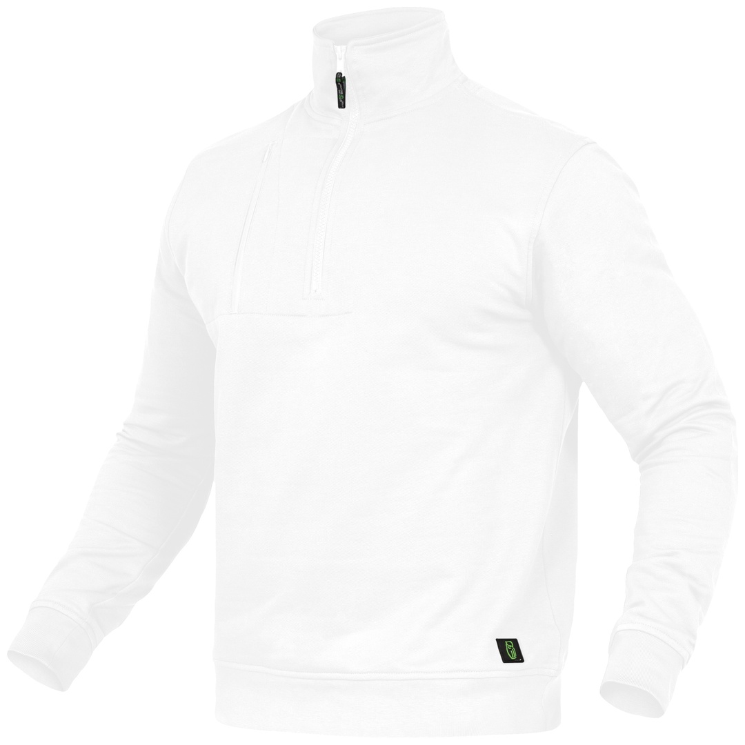 Leibwächter Zip-Sweater Flex-Line FLEXR04 Gr. 5XL weiß