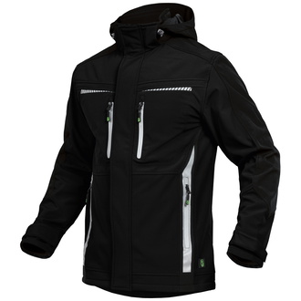 Leibwächter Sommer-Softshell Jacke FLEXS Gr. S schwarz