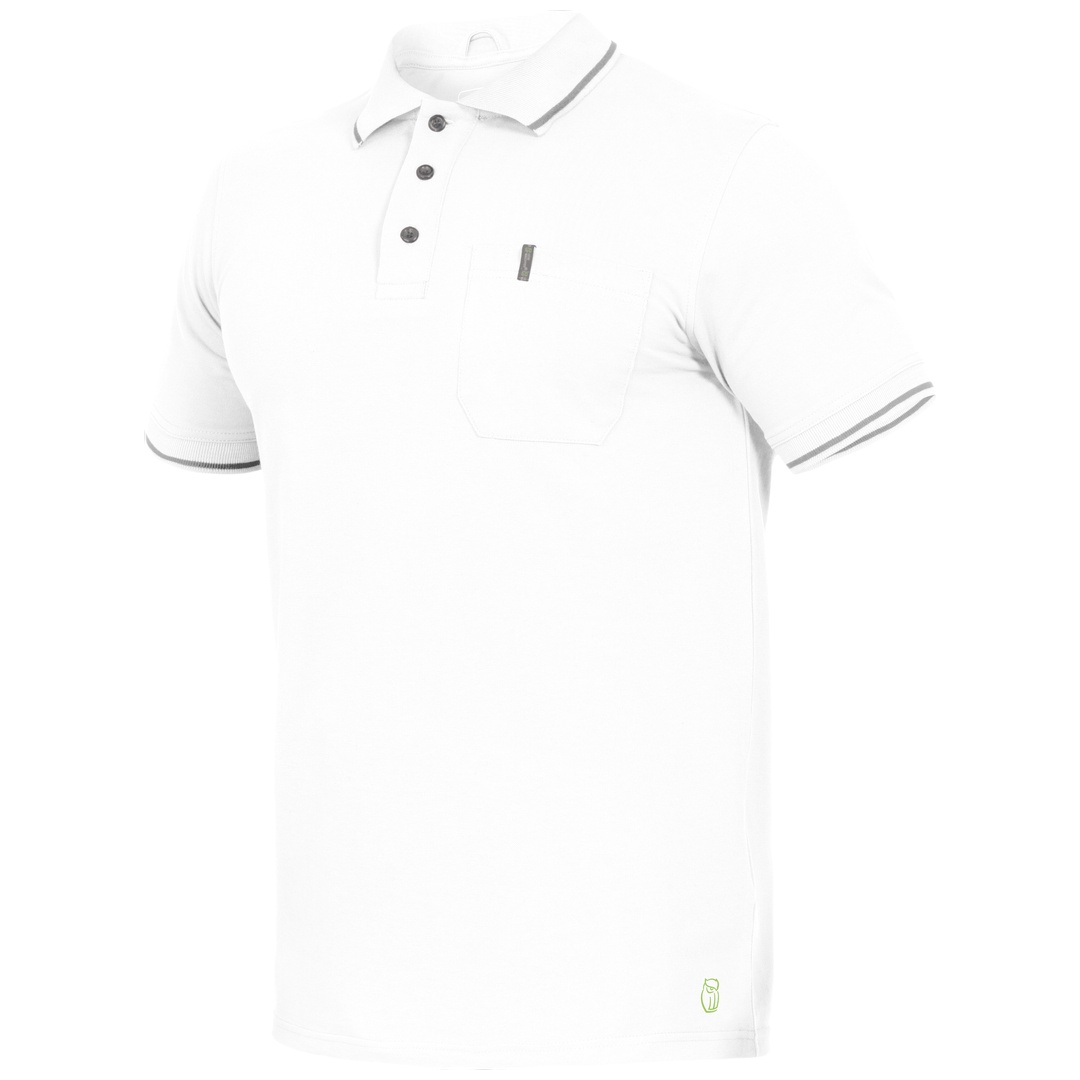 Leibwächter Polo-Shirt Flex-Line FLEXU04 Gr. M weiß