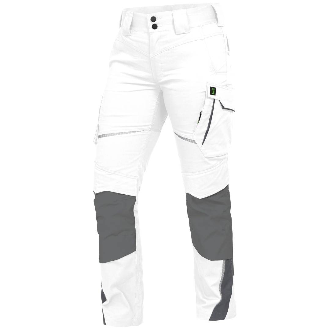 Leibwächter Damen Bundhose Flex-Line FLXDH24 Gr. 38 weiß/grau