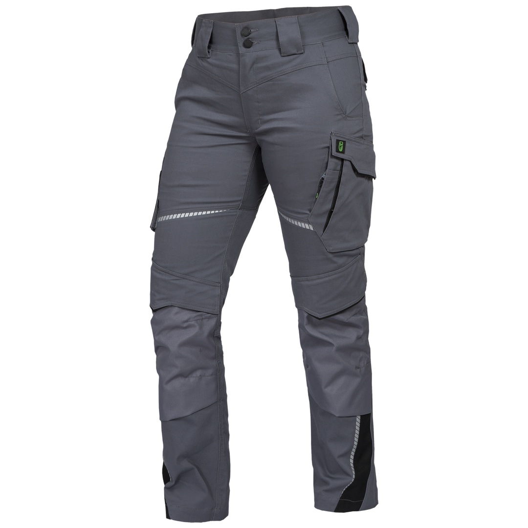Leibwächter Damen Bundhose Flex-Line FLXDH27 Gr. 34 grau/schwarz