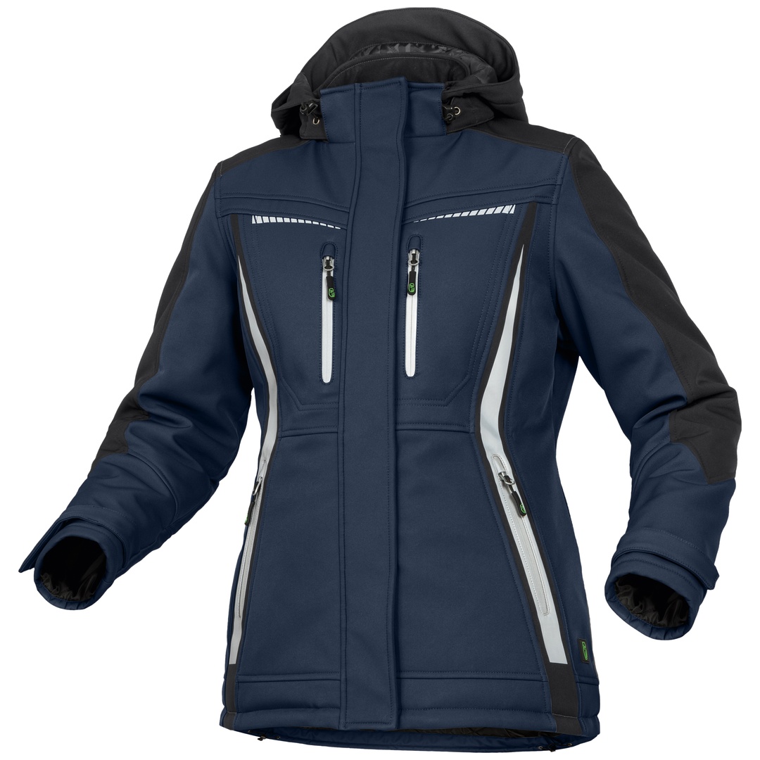 Leibwächter Damen Winter-Softshelljacke Flex-Line FLXDI30 Gr. 40 marine/schwarz