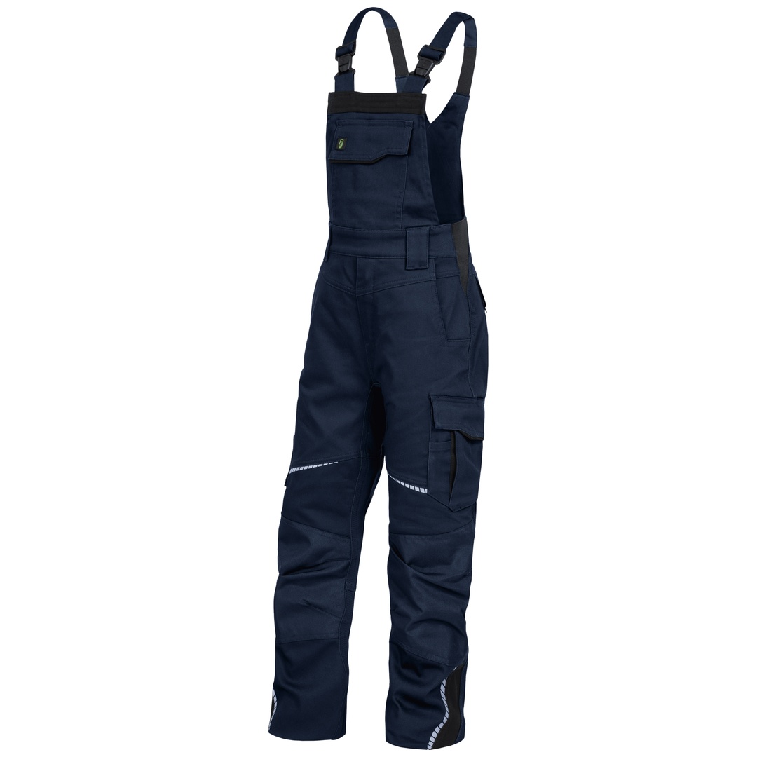 Leibwächter Kinder Latzhose Flex-Line FLXKL Gr. 110/116 marine-schwarz