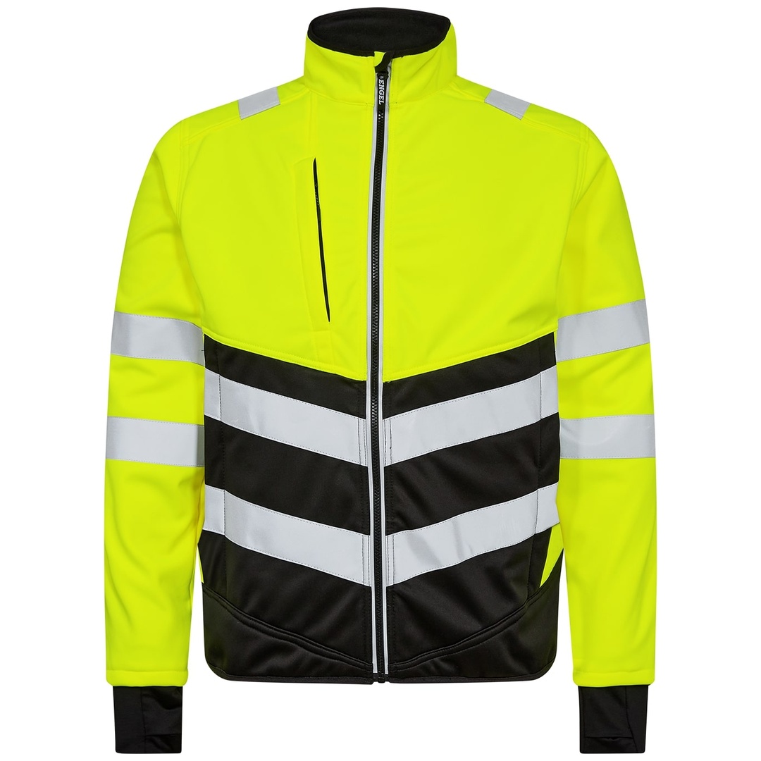 ENGEL Satety Softshelljacke 1150-237 Gr. S gelb/schwarz