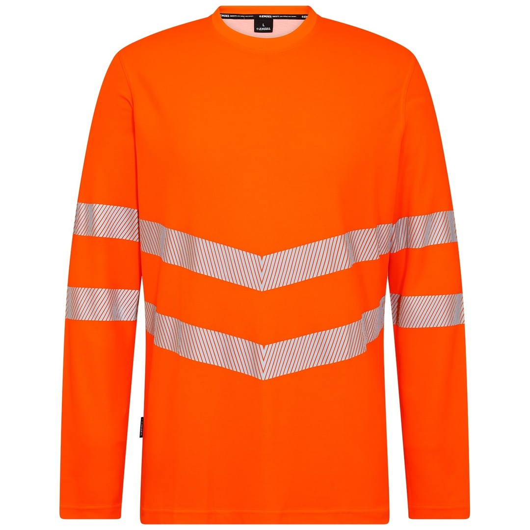 Engel Safety Langarm-T-Shirt 9555-195 Gr. 4XL Orange