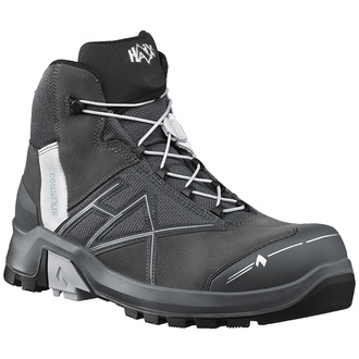 Haix Sicherheitshalbschuh CONNEXIS Safety+ GTX mid Gr. UK 10.5 / EU 45 grau/silber