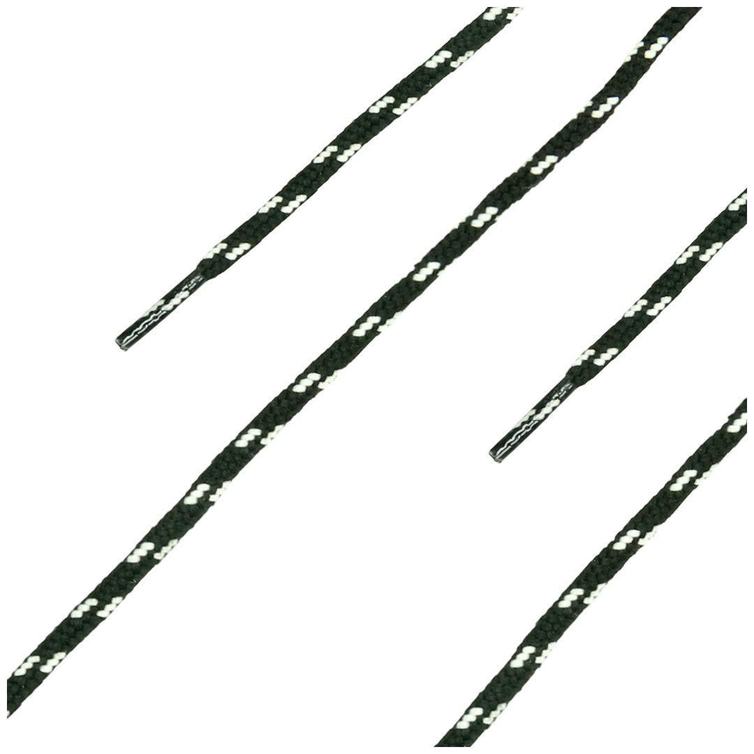 HAIX Schnürsenkel 905019,  130 cm schwarz/silber