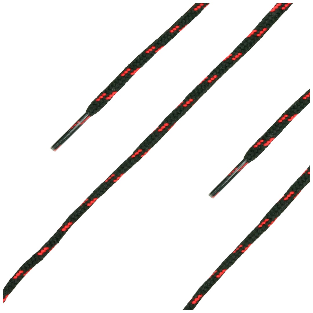 HAIX Schnürsenkel 905022,  120 cm schwarz/rot