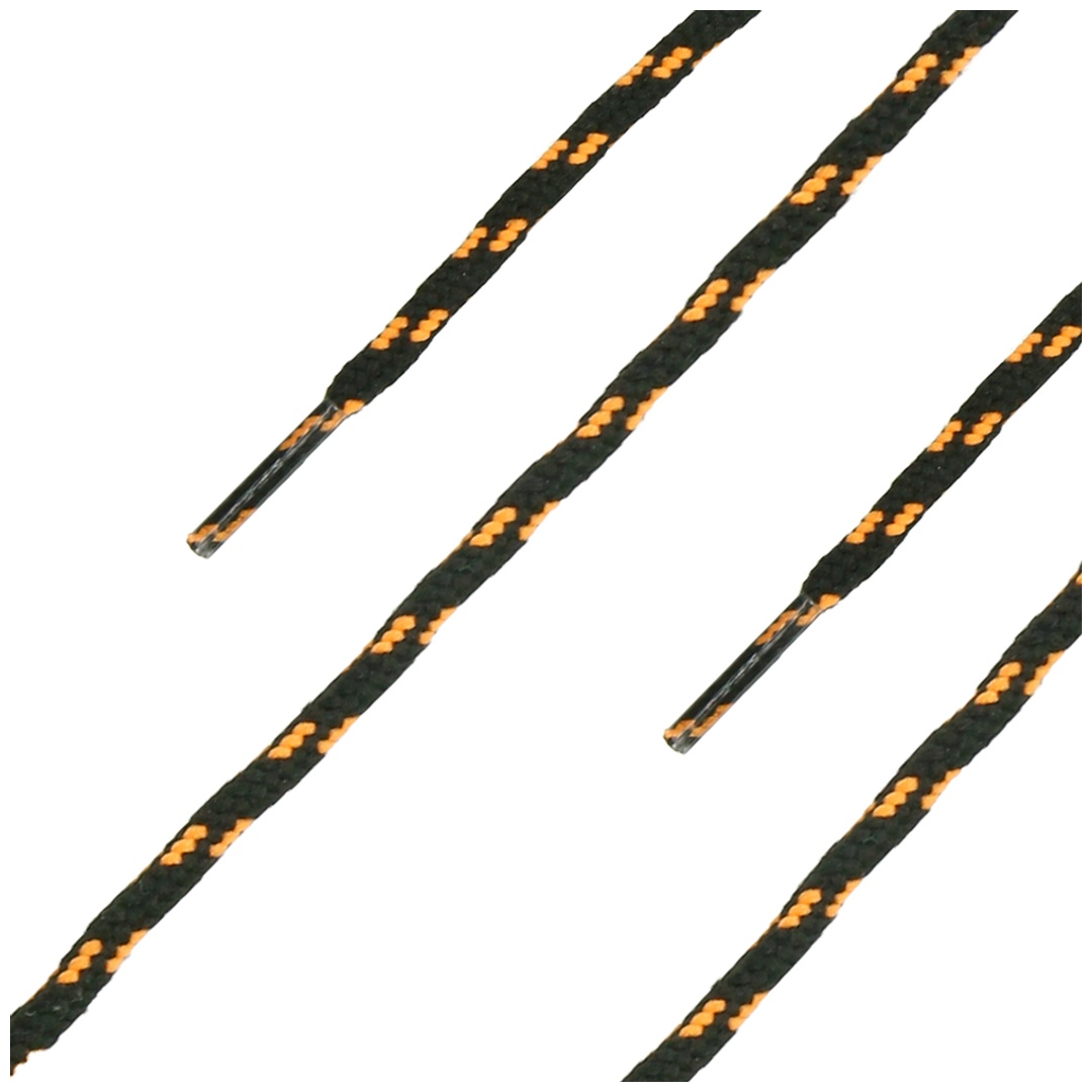 HAIX Schnürsenkel Safety 54 mid 905067, 120 cm schwarz/orange