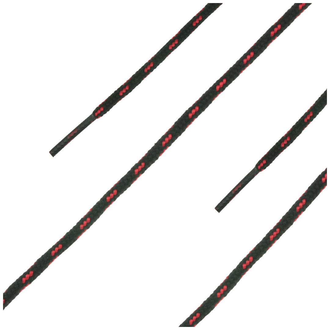 HAIX Schnürsenkel RWA 905121, 120 cm schwarz/rot