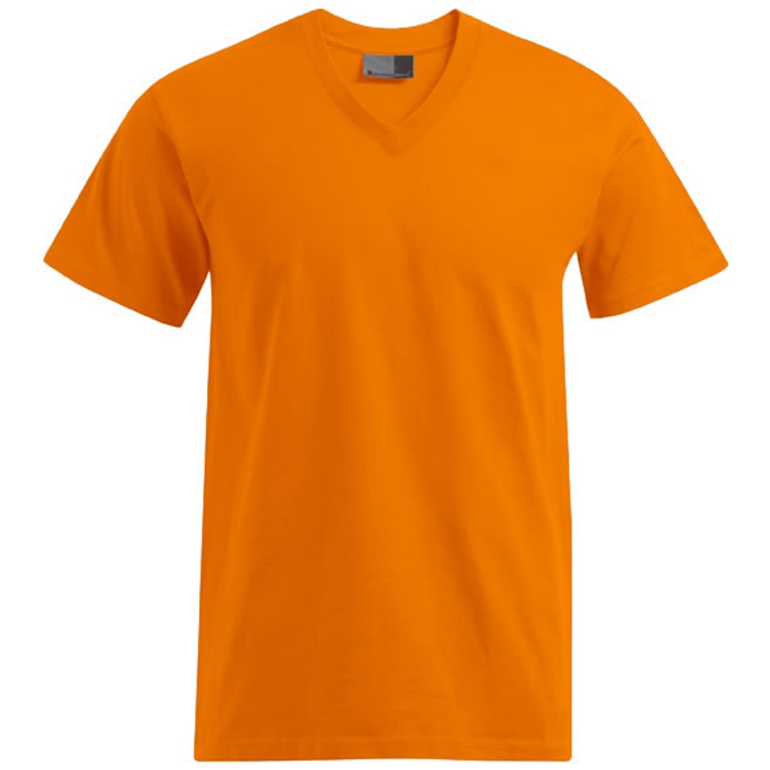 Promodoro Herren Premium V-Neck T-Shirt 3025 Gr. XL orange
