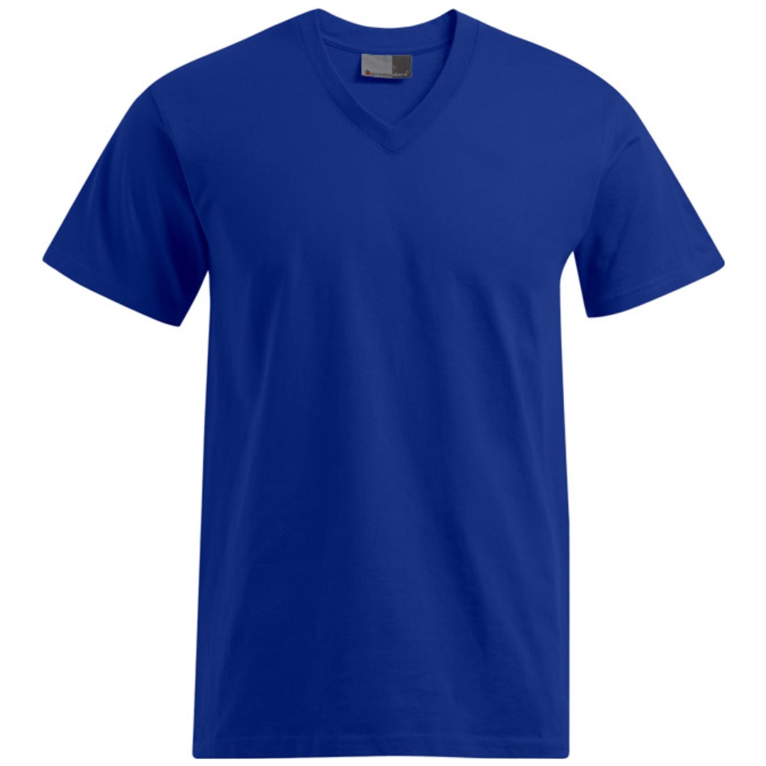 Promodoro Herren Premium V-Neck T-Shirt 3025 Gr. S royal