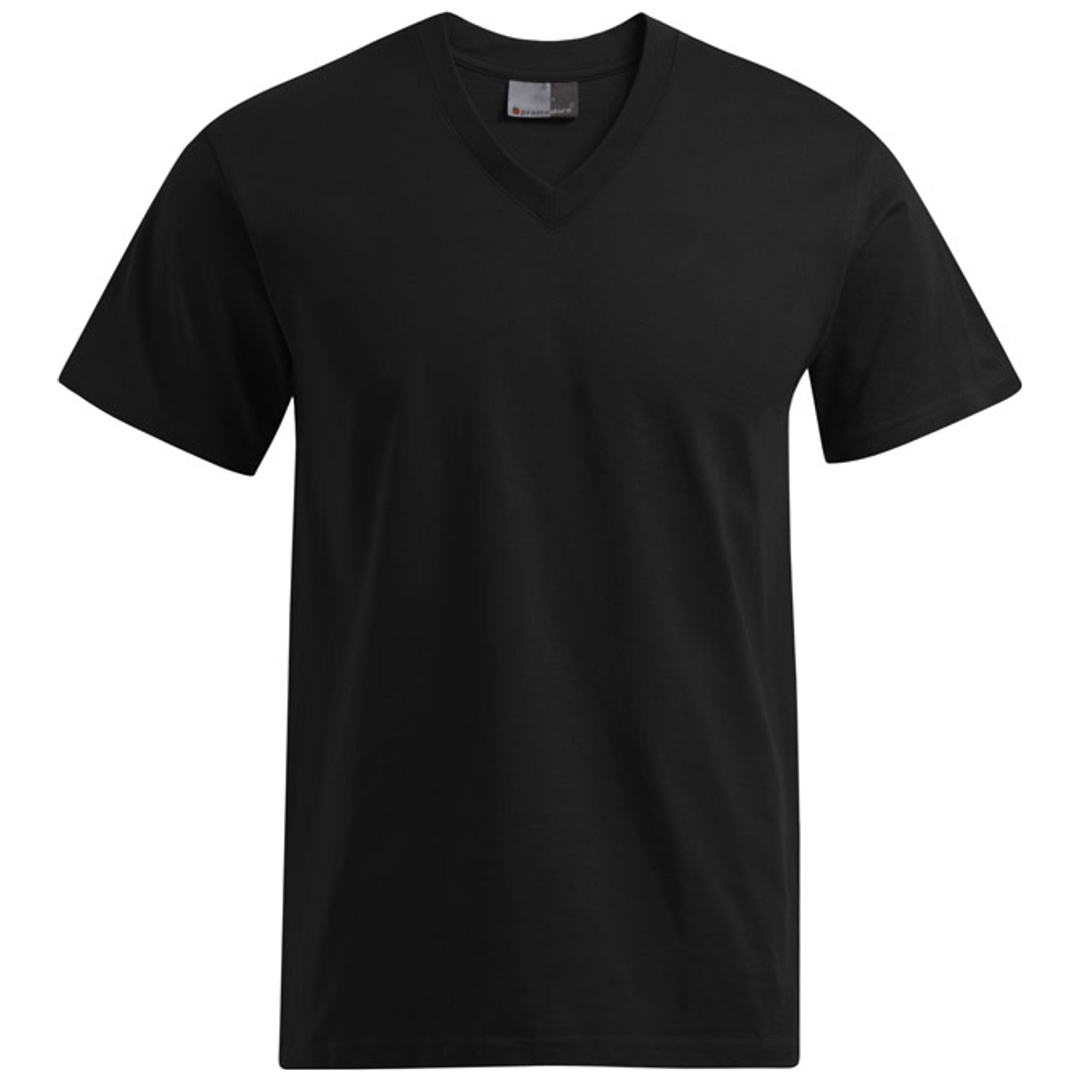 Promodoro Herren Premium V-Neck T-Shirt 3025 Gr. L schwarz