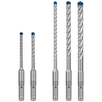 Bosch EXPERT SDS plus-7X Hammerbohrer-Set, 5/6/6/8/10 mm, 5-tlg. Für Bohrhämmer