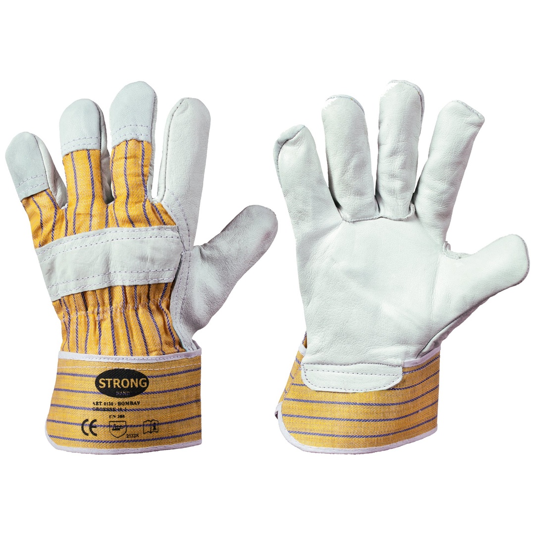 Stronghand Handschuhe Rindvolleder Bombay, Gr. 10,5