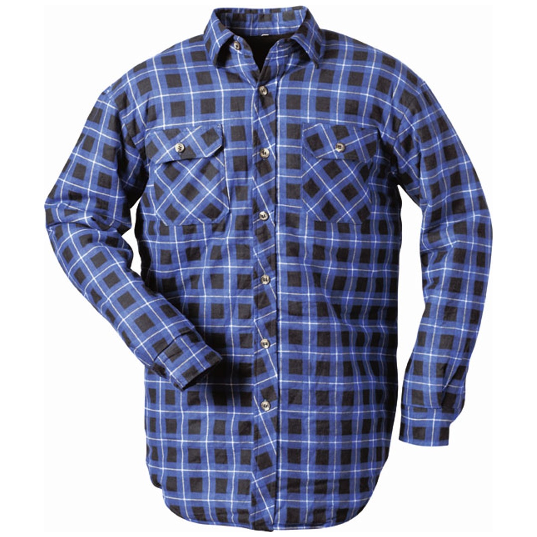 Craftland Thermohemd HINNOY Gr. 3XL blau/karriert