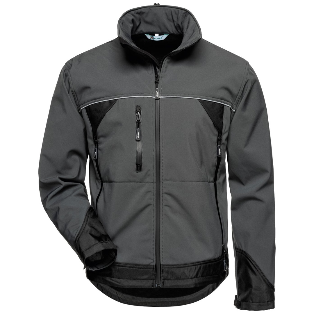 Elysee Softshelljacke Beta Gr. S grau/schwarz