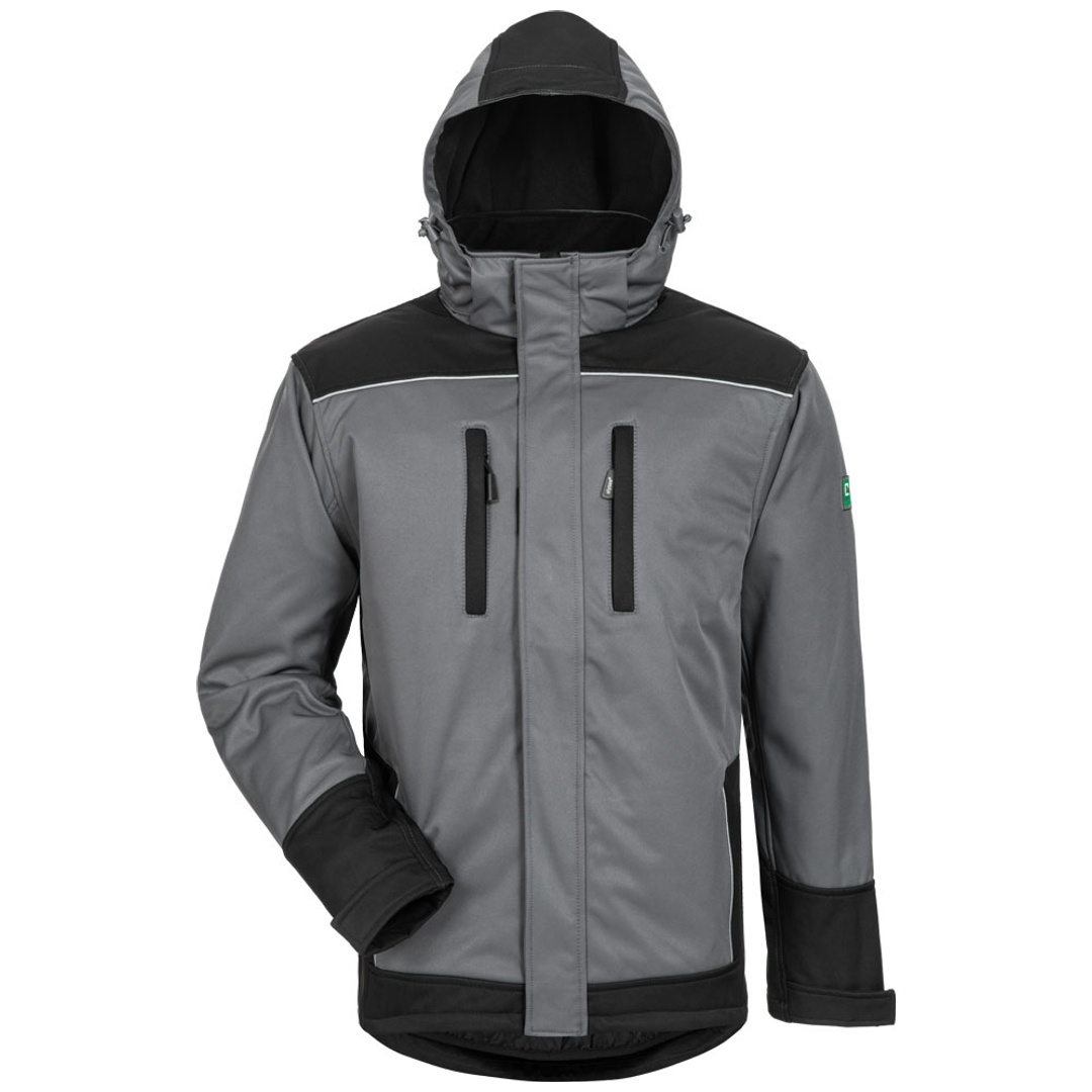 Elysee Softshelljacke AJAX Gr. L grau/schwarz