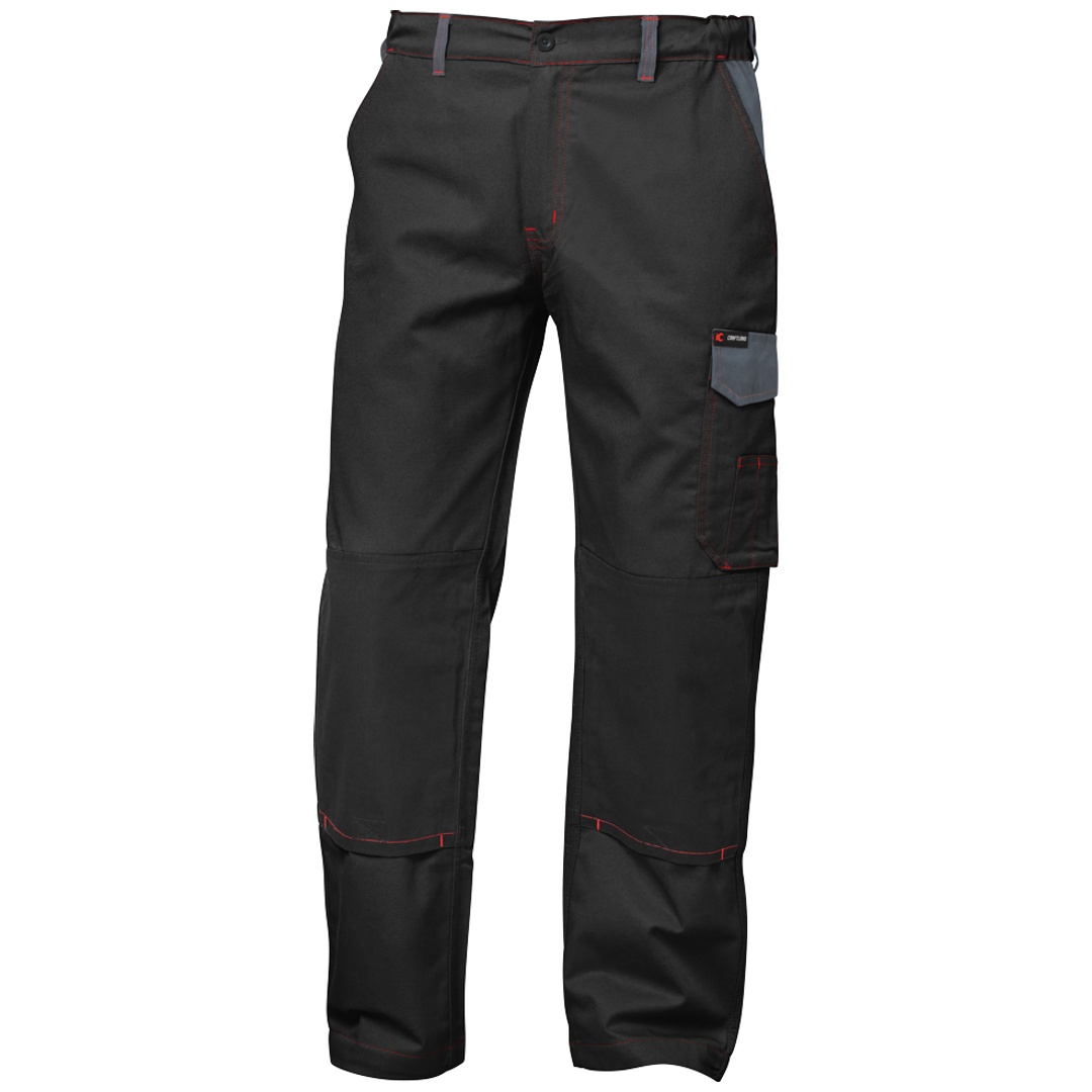 Feldtmann Craftland Twill Bundhose BRUGGE 22461 Gr. 24 schwarz/grau