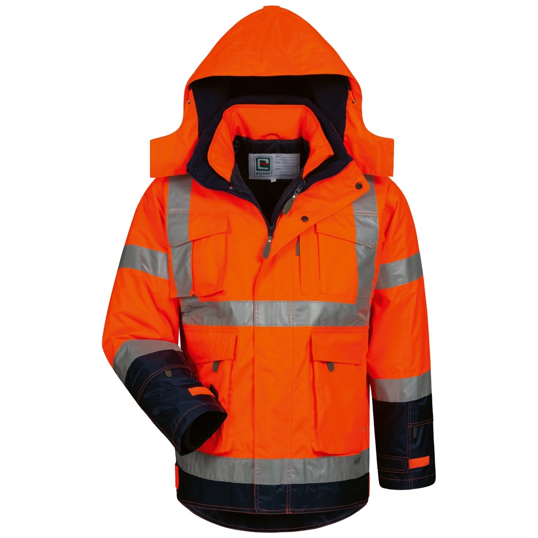 Elysee Warnschutzjacke Philipp Gr. L orange/marine