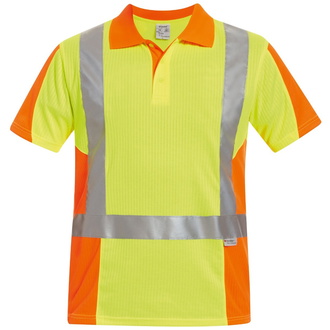 Elysee ZWOLLEWARNSCHUTZ-POLOSHIRT, GELB/ORANGE Gr. 0-S (46/48) 22725-0 Gr. 0-S (46/48)