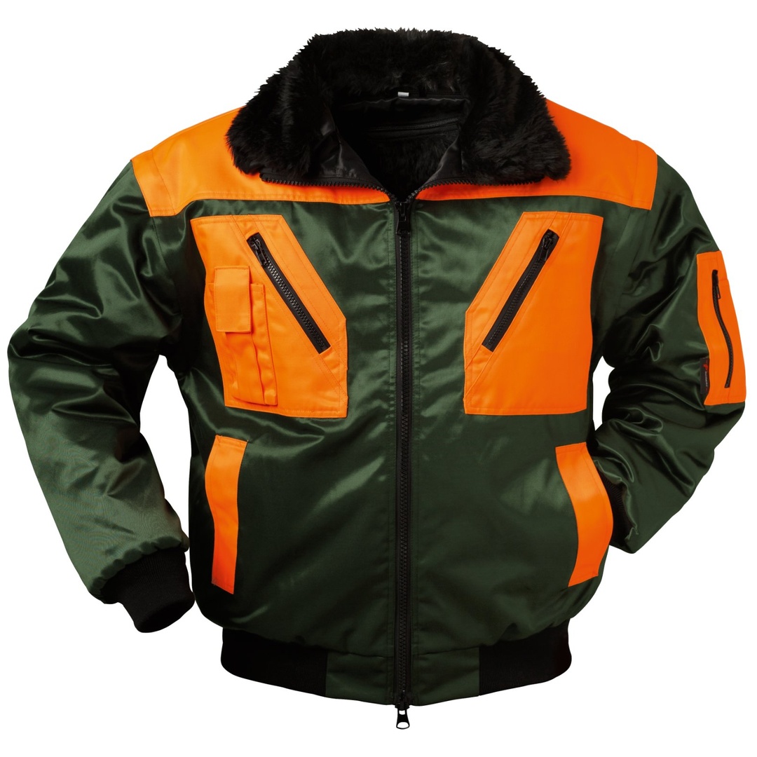 Norway Pilotenjacke Rotdorn Gr. XL grün/orange