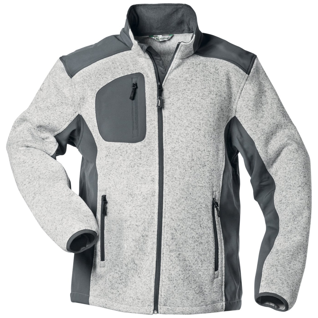 Elysee Strickjacke Linz Gr. L hellgrau-grau
