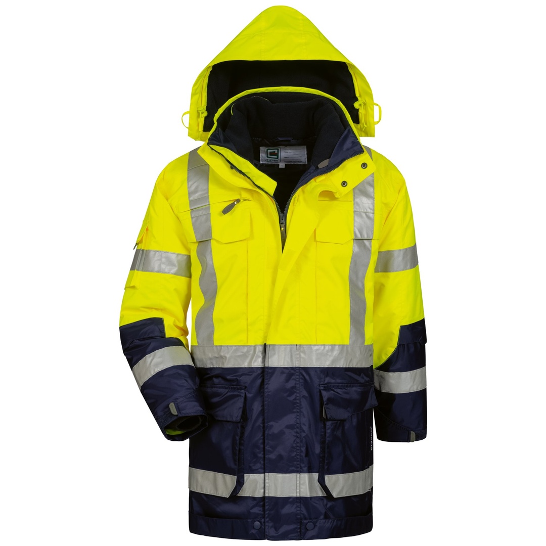 Elysee Warnschutzparka Jekyll 2XL gelb/marine