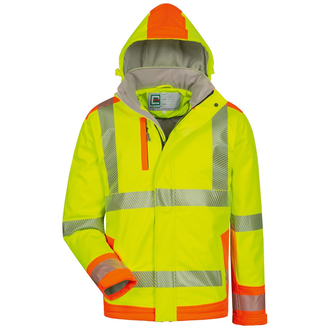 Elysee Warn-Softshell-Jacke RICKMER Gr. XL gelb/orange
