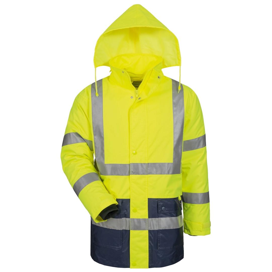 Safestyle Warnschutzparka S gelb/blau