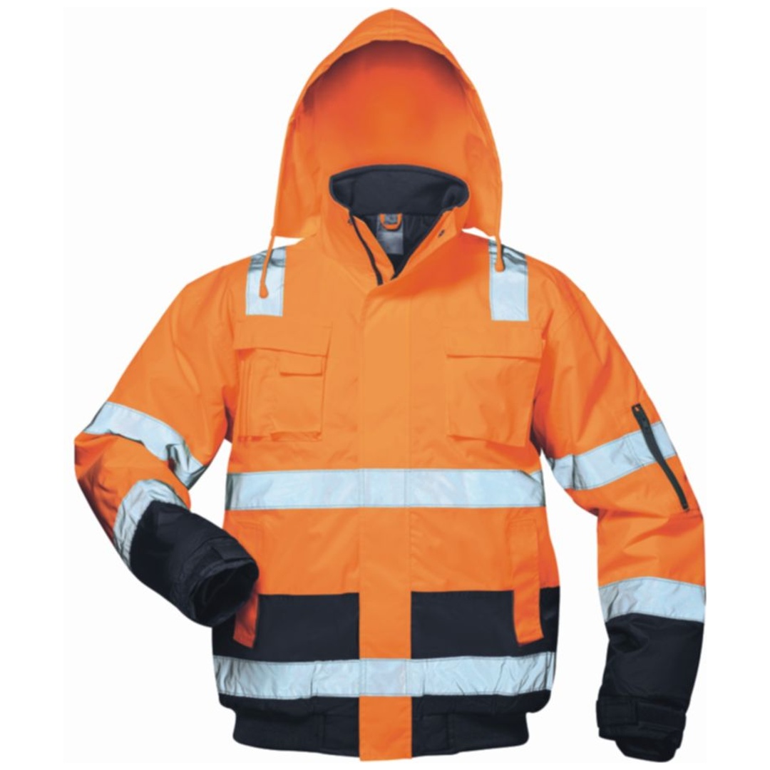 Safestyle JONAS WARNSCHUTZ PILOTJACKE ORANGE/MARINE Gr. 0-S (46/48) 23545-0 Gr. 0-S (46/48)
