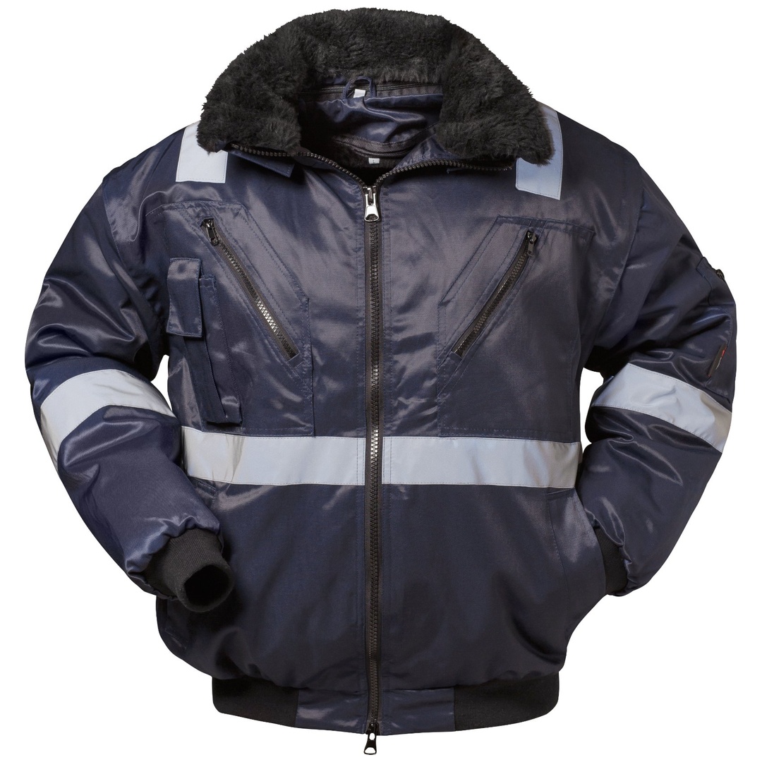 Norway Feldtmann NORWAY Pilotenjacke Rognan 23644 mit Reflexstreifen Gr. XL blau
