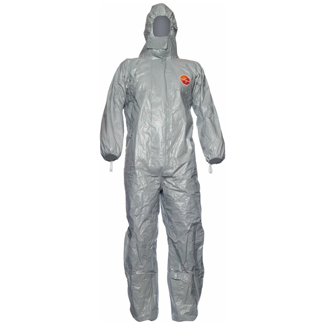 Dupont Einweganzug Tychem F Typ 3B/4/5/6 Gr. L grau p403802