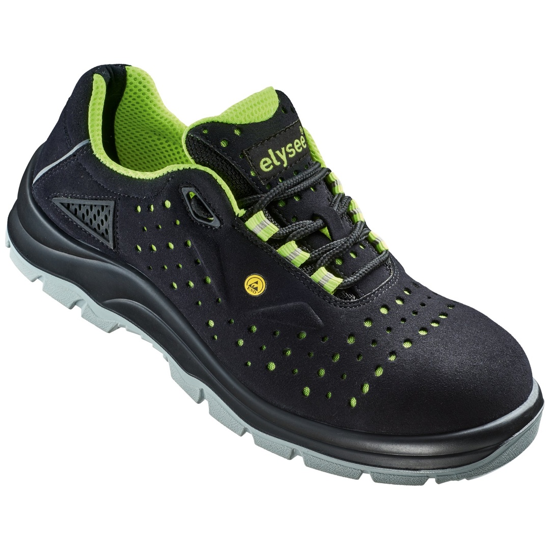 Elysee Sicherheitshalbschuh Fano 34501 S1P ESD SRC Gr. 37 schwarz/gelb
