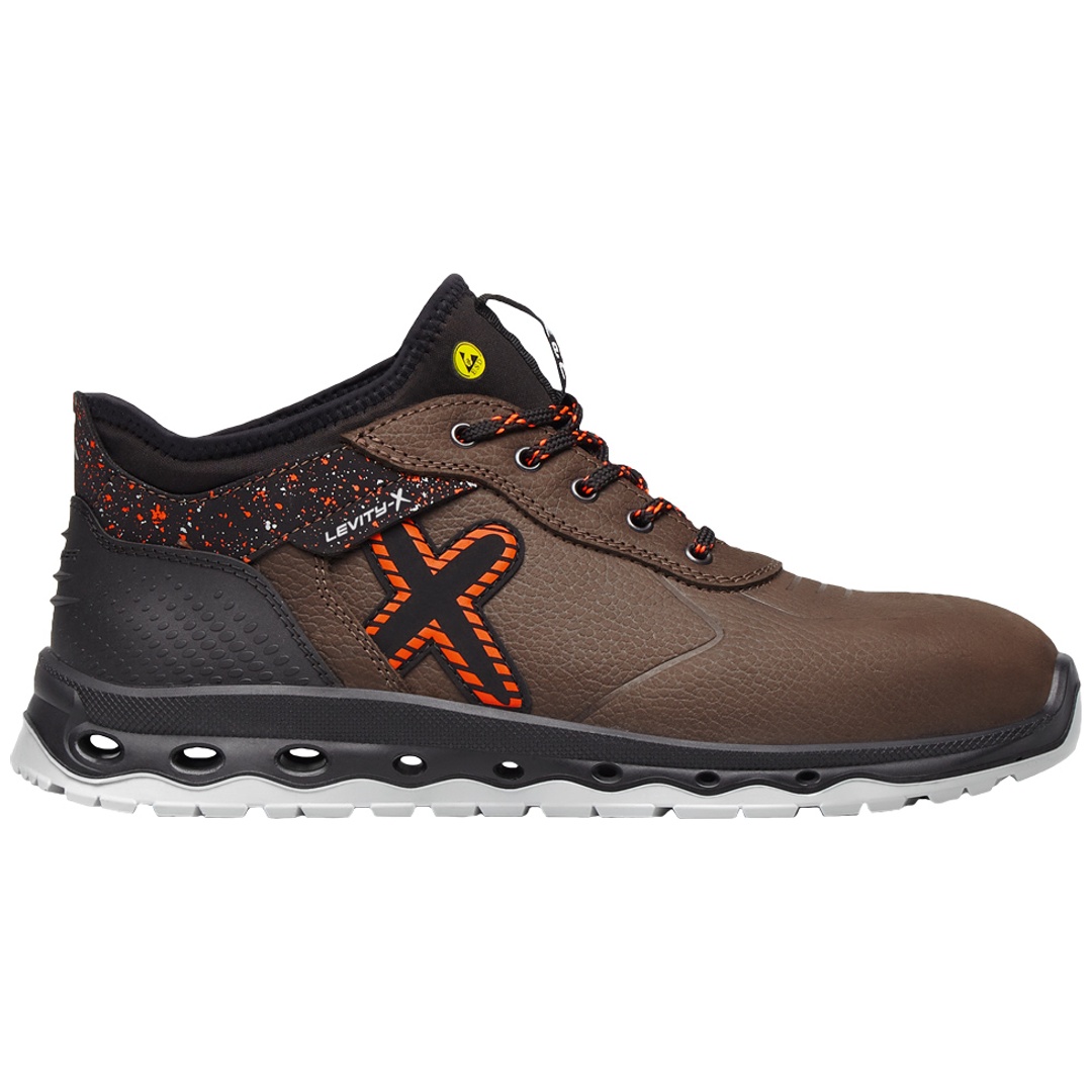 Elysee Feldtmann Levity-x Sicherheitshalbschuh VENUS S3 34582 Gr. 40 braun/orange