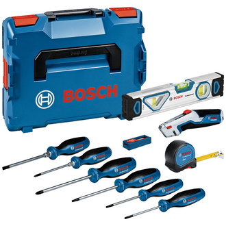 Bosch Combo Kit Set mit Schraubendrehern und verschiedenen Handwerkzeugen, 19-tlg.