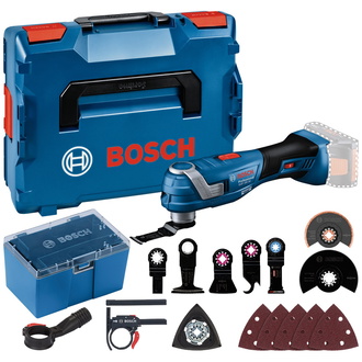 Bosch Akku-Multi-Cutter GOP 18V-34, incl. Starlock Tauchsägeblätter+diverses Zubehör, L-BOXX