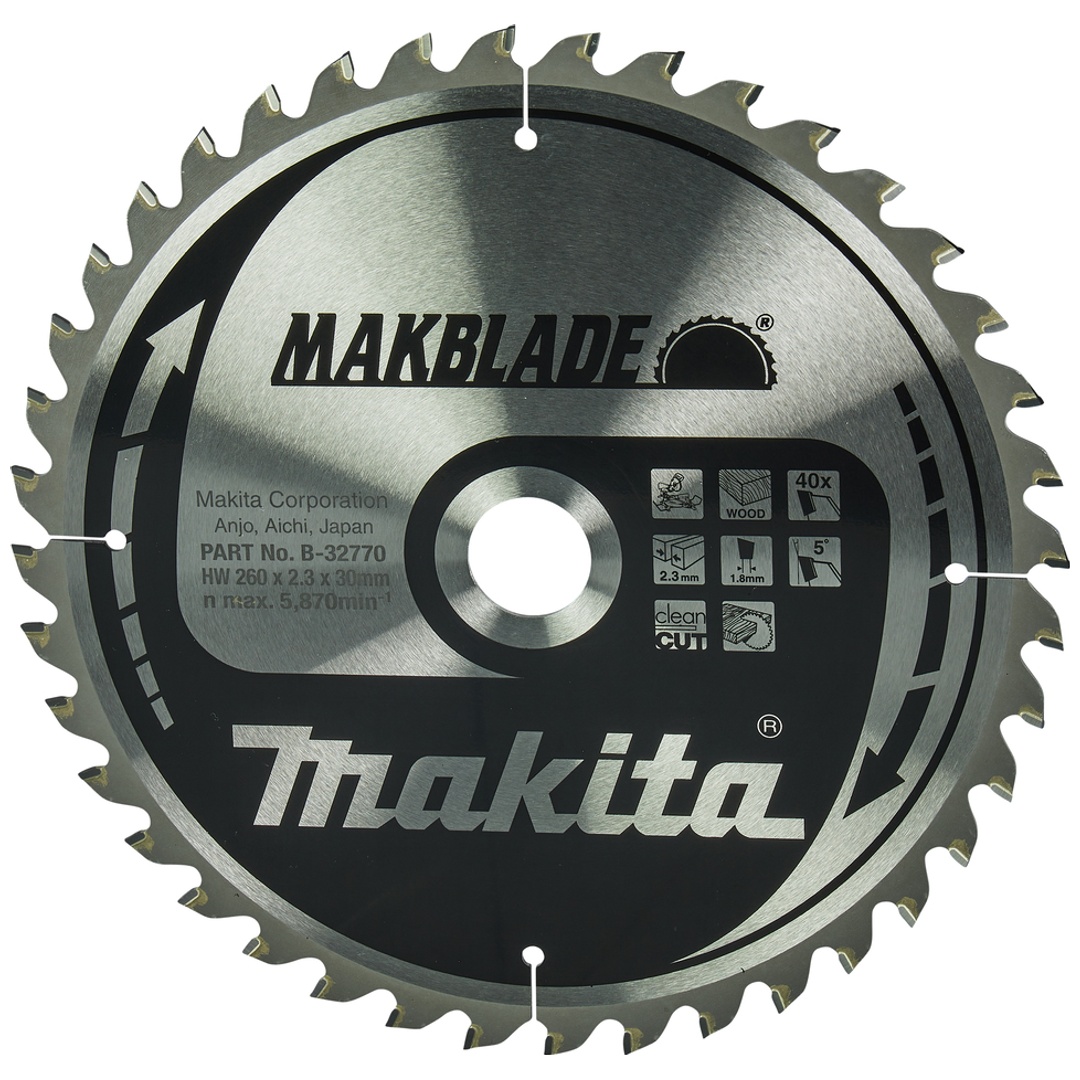 Makita Sägeblatt Makblade 260x30x40Z